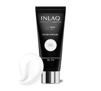 INLAQ® Acrylgel Gel Builder Acrilico per Unghie Ispessimento Ricostruzione Allunga e Refill - Autolivellante Manicure Pedicure - Milky Cloud 30ml