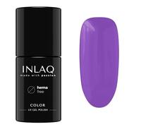 INLAQ® HEMA Free Smalto Gel per Unghie UV - Colori Diversi - Tonalità Pastello - Collezione Sweet Candies - Smalto Semipermanente - Gel Unghie - Colore Violet Eggplant 6 ml