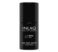 INLAQ® HEMA Free Top Coat Matte No Wipe - Top Coat UV con effetto lucido - Top UV Gel Nail Polish