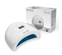 INLAQ® Lampada Unghie Dual UV/LED 48W - Asciugatrice Unghie con 4 timer 10/30/60/99s - Display LCD - Lampada per Smalto LED UV Bianca con Sensore Automatico