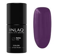 INLAQ® Smalto UV viola - 6 ml Hema Free - Vernice UV durevole - Nail Polish - Collezione Glamour - Unghie gel - Shellac Gel - Smalto gel senza Hema | 1021 - Dark Purple