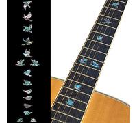 Inlay Sticker F-099DV-MX - Marcatori per chitarra e basso, colombe, mix abalone, blu abalone