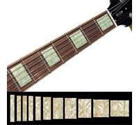 Inlay Sticker - Pennarelli per chitarra e basso - LP/SG Blocks - Perla bianca invecchiata, F-005BL-AW