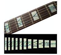 Inlay Sticker - Pennarello per tastiera e tasti per chitarre e basso, Roman Numeral Blocks, colore: Bianco perla