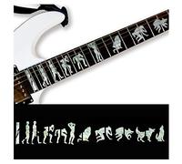 Inlaystickers - Adesivi per chitarra con intarsi e intarsi per chitarra - Man To Wolf/Werewolf James Hetfield FT-077WO-WT