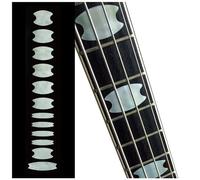 Inlaystickers Fret Marcatori per Basso - Blocchi corona ovali - White Pearl FB-298OC-WT