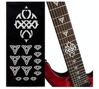 Inlaystickers Inlay Sticker Pennarelli Fret per Chitarre - Emblema 12° Fret Markers Set - Celtico Triangolo Nodo - Metallico F-287CK-G