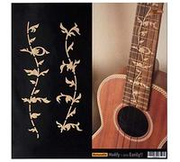 Inlaystickers - Pennarelli per ukulele tenore, albero della vita, legno, UKF-263TW-T