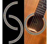 Inlaystickers per Chitarre Acustiche - Soundhole Rosette/Purfling - Spina di pesce RS-243HE