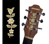 Inlaystickers per paletta per chitarra - Fiori Vine, H-119FV-WT