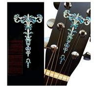 Inlaystickers per paletta per chitarra, torcia gotica - blu abalone H-114GT-BL