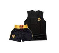 Inlefen Abbigliamento Sanda per Bambini Ragazzi e Ragazze Boxer per Adulti Boxing Shorts Muay Thai Abbigliamento Arti Marziali Formazione Abbigliamento Sportivo