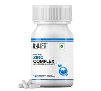 INLIFE Capsule Complesse di Zinco con Zinco Picolinato e Gluconato con Glucon...