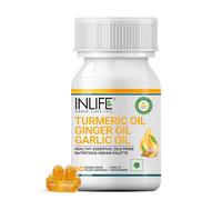 INLIFE Olio di Curcuma Olio di Zenzero Olio di Aglio Capsule | 60 Capsule Veg...