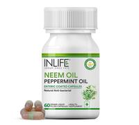 INLIFE Olio di Neem 350mg con Olio di Menta Piperita 150mg - 60N
