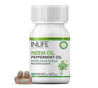 INLIFE Olio di Neem 350mg con Olio di Menta Piperita 150mg - 60N