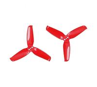 INLIMA Drone accessori Per Gemfan 2540 elica 3 fori 2.5x4.0 FPV PC 3 elica Prop Blade CW CCW albero attraverso la macchina motore più speciale 1105 Per Gemfan 2540 (colore : Rosso 4pair)