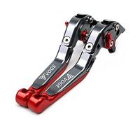 INLIMA Misura di Alta qualità for LONCIN VOGE 650 500 DS 500R 650DS 500DS Moto CNC Regolabile Pieghevole allungabile Freno Leva Frizione (Color : A)