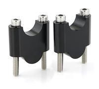 INLIMA Misura for Suzuki DR125 DR200 DR250 DR350 DR600 DR650R DR750 DR800 7/8 "22mm Manubrio Fat Bar Riser Montaggio Riser Moto In Alluminio (Color : Black Riser 40mm)