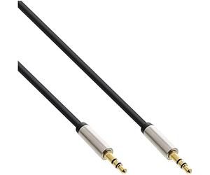 InLine 0.5 m 3.5 mm - 3.5 mm 0.5 m 3.5 mm 3.5 mm nero - Cavi audio (0,5 m, 3.5 mm, 3.5 mm, Lui, lui, Nero)