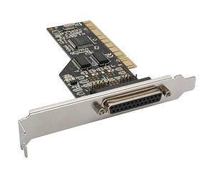 Inline 14024 Scheda Seriale e Parallela Aggiuntiva, I0-Controller, 32 Bit Pci Bus, Nero