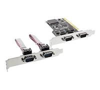 Inline 14026 Scheda Seriale Aggiuntiva, I0-Controller, 32 Bit Pci Bus, Nero