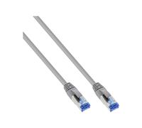 InLine 150er B-Pack Patchkabel S/FTP PiMf Cat.6a LSZH CU grau 0 Cavo B-76833