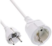 InLine 16403W cavo di alimentazione Bianco 3 m