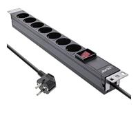 InLine 16411S - Ciabatta elettrica con 7 contatti di protezione con interruttore