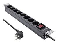 InLine 16412S - Ciabatta elettrica da 19", con contatto di protezione, con inter