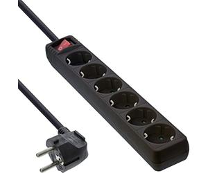 InLine 16461S 6AC outlet(s) 230V 1.5m Nero protezione da sovraccarico