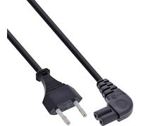 InLine 16651X cavo di alimentazione Nero 1 m CEE7/16 Accoppiatore C7