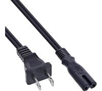 InLine 16651Y cavo di alimentazione Nero 1 m NEMA 1-15P Accoppiatore C7