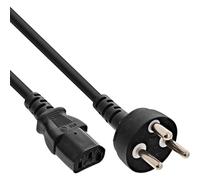 InLine 16653K cavo di alimentazione Nero 3 m Spina di alimentazione di tipo K Accoppiatore C13