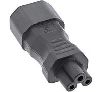 InLine 16723B - Adattatore di alimentazione IEC 60320 C14/C5, 3 poli per dispositivi freddi/notebook