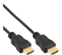 InLine 17001S cavo HDMI 1 m HDMI tipo A (Standard) Nero, Oro
