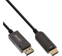 InLine 17180A 10 m di cavo video DisplayPort HDMI e adattatore Nero - Nouvo