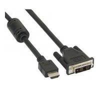 InLine 17663 cavo e adattatore video 3 m HDMI DVI-D Nero