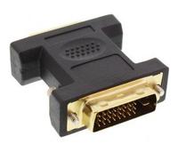 InLine 17760P Cavo DVI DVI-I DVI-D Nero - Cavi DVI (DVI-I, DVI-D, Nero, Oro, Male Connector/Female Connector)