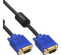 InLine 17805S Premium S-VGA Cavo 15 Pin HD Maschio a HD Maschio 0.5 m, Nero. 1 pezzo [Importato dalla Germania]
