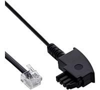 InLine 18602 cavo telefonico 2 m Nero