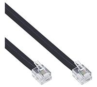 InLine 18848 cavo telefonico 1 m Nero