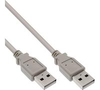 InLine 19883 Cavo USB 2.0, Type A, Maschio/Maschio, 5 m, Beige
