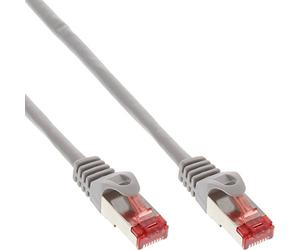 InLine 19902 Cavo Patch Lan, S/Ftp, Cat.6, 250Mhz, 0.3 m, Grigio