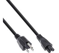 InLine 19937 Cavo Alimentazione Notebook, Spina Nema 5-15, Usa a Presa IEC-320-C5, 2 m, Nero