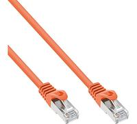 InLine 20051 Cavo Patch Lan, Sf/Utp, Cat.5E, 0.3 m, Arancione