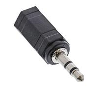 InLine 20140 Adattatore Audio, Presa Jack 2.5 mm a Spina Jack 3.5 mm, Stereo, Nero