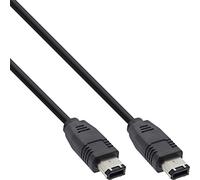 INL Cavo FireWire IEEE1394, 6pin maschio a 6pin maschio, 400Mbit/s, nero 10 metr