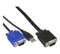 Inline Inline Set Cavi Kvm Switch Usb & Vga, 1,8m Cablaggio AlL-IN-One T_0286_10