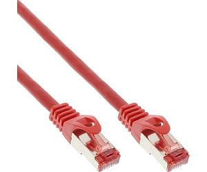 InLine 20230 Cavo Patch Lan, S/Ftp, Cat.6, 250Mhz, 0.25 m, Rosso